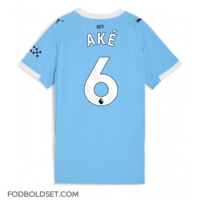 Manchester City Nathan Ake #6 Hjemmebanetrøje Dame 2025-26 Kortærmet Manchester City Nathan Ake #6 Hjemmebanetrøje Dame 2025-26 Kortærmet